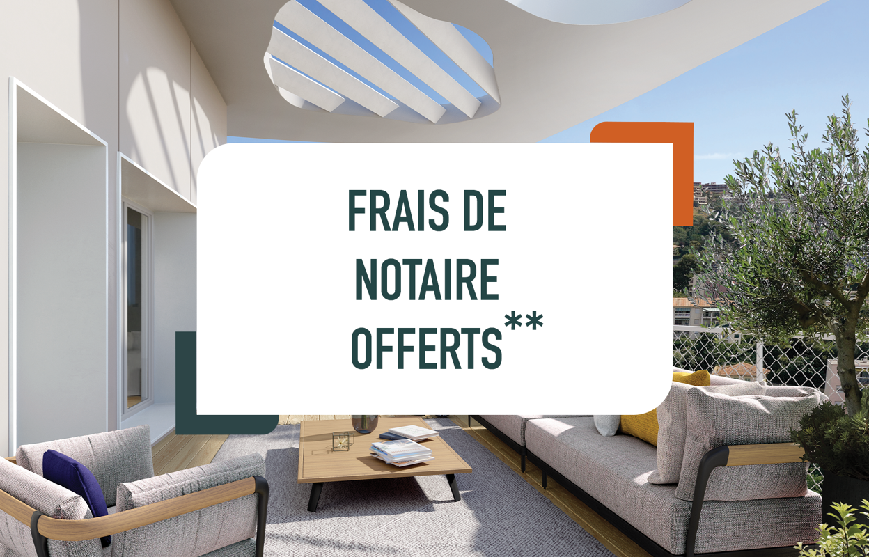 appartement neuf T1, T2, T3, T4 pièces 40 à 82 m2 à vendre à Nice (06000)