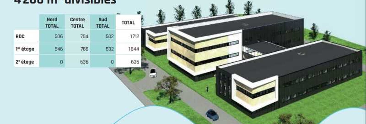 Bureau  1082 m² à louer à Plouzané (29280)