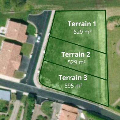 Terrain 595 m²