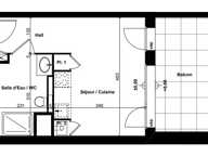 Appartement T2 neuf de 47.24 m² — photo 4