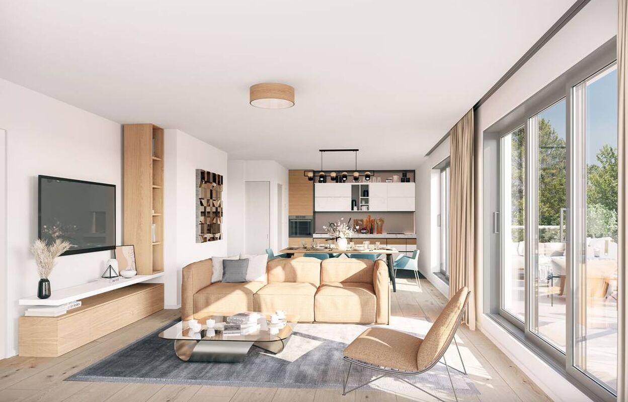 appartement neuf T2, T3 pièces 35 à 69 m2 à vendre à Nantes (44000)