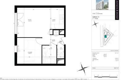 Appartement 2 pièces 276000 €