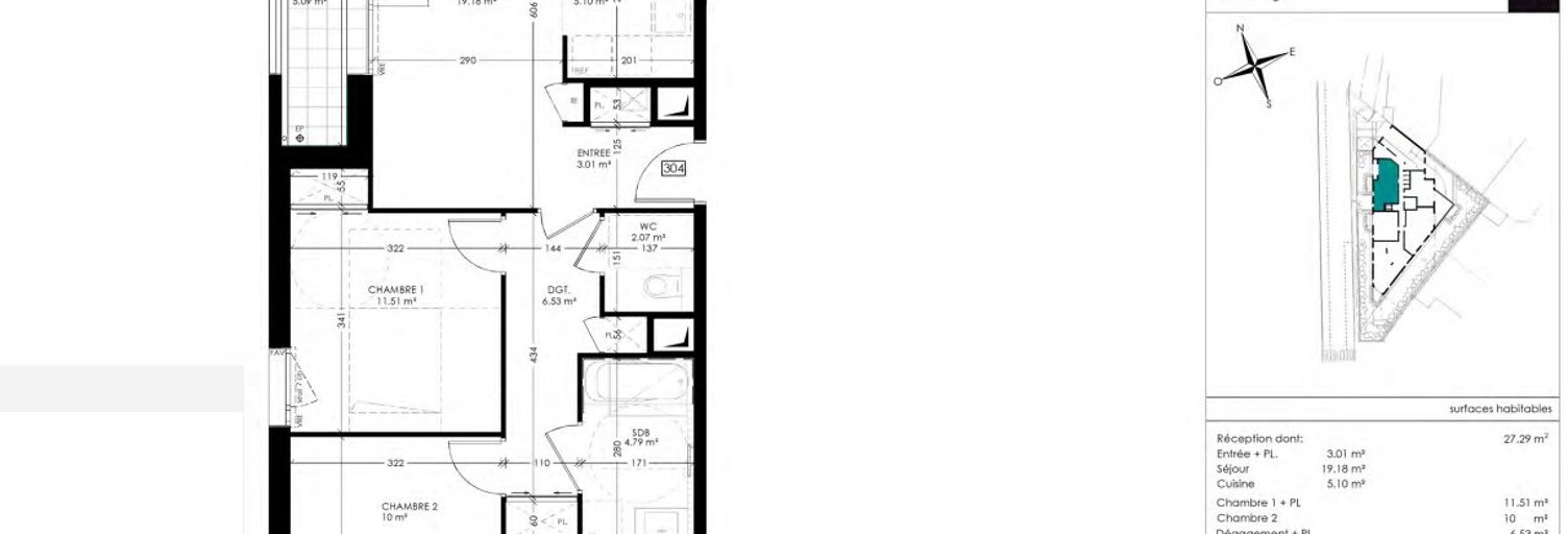 Appartement 3 Pièces 62 m² à vendre à Annemasse (74100)