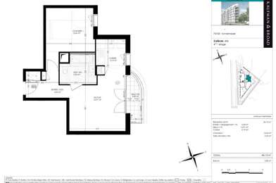 Appartement 2 pièces 288000 €
