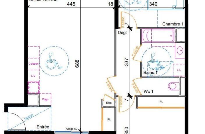 Appartement T3 de 64m2 — photo 5