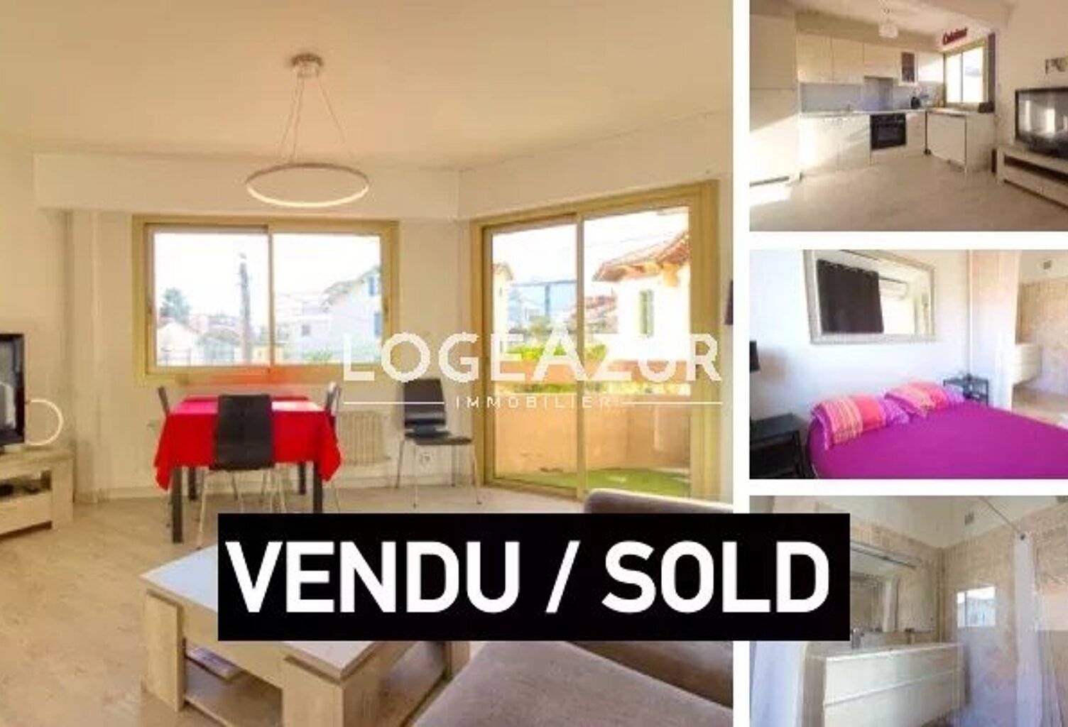 VENTE APPARTEMENT - GOLFE JUAN - 1 CHAMBRE — photo 1