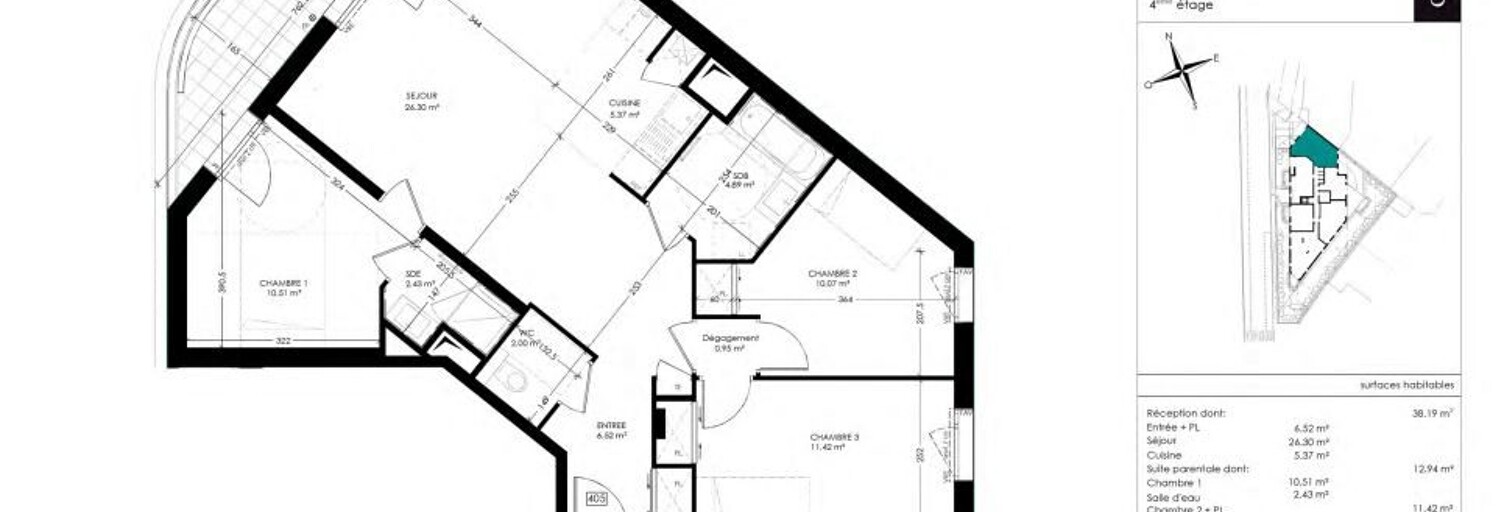 Appartement 4 Pièces 80 m² à vendre à Annemasse (74100)