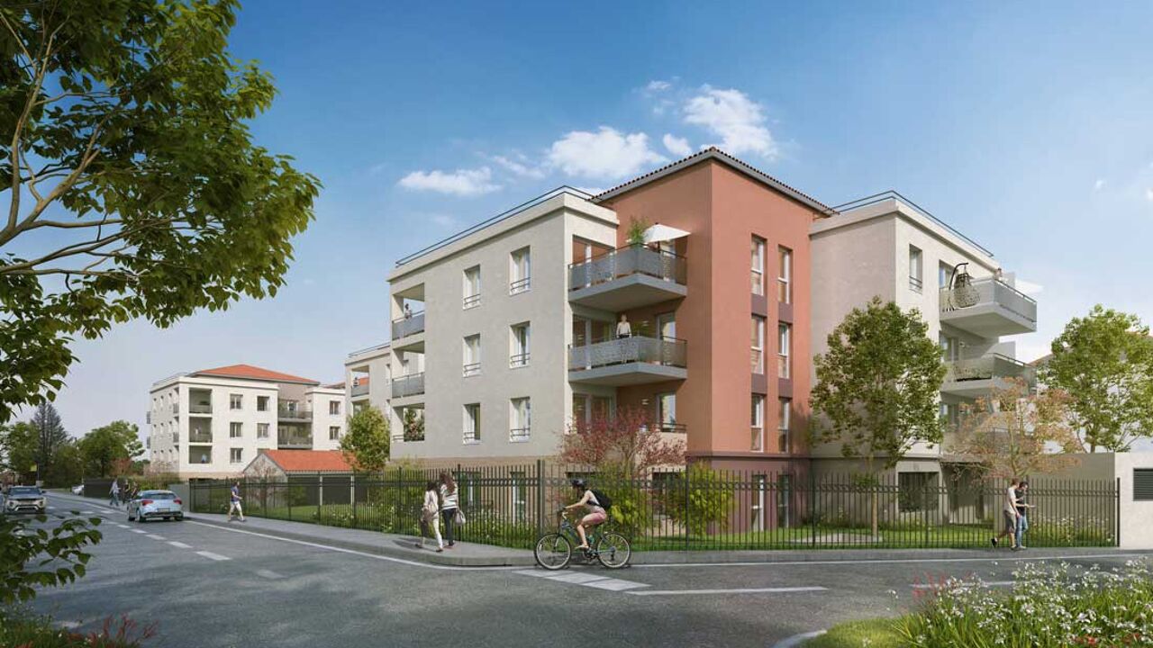 appartement neuf T2, T3, T4 pièces 39 à 80 m2 à vendre à Jassans-Riottier (01480)