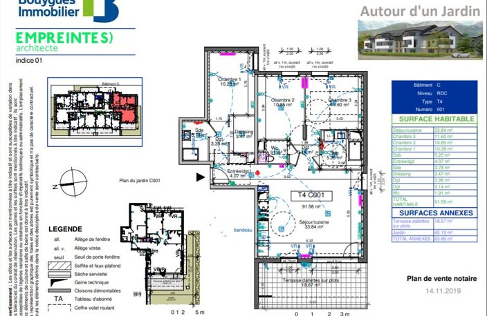 Apparetement T4 avec jardin St-Pierre-en-Faucigny — photo 2