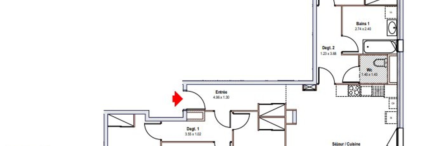 Appartement 5 Pièces 107 m² à vendre à Annemasse (74100)