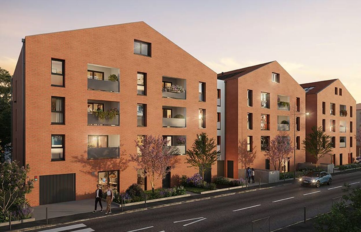 appartement neuf T2, T3, T4, T5 pièces 42 à 121 m2 à vendre à Toulouse (31000)