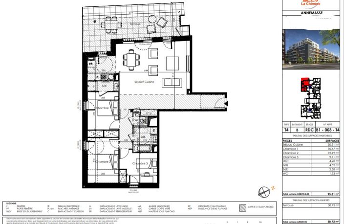 Appartement T4 neuf de 95.81 m² à Annemasse — photo 2