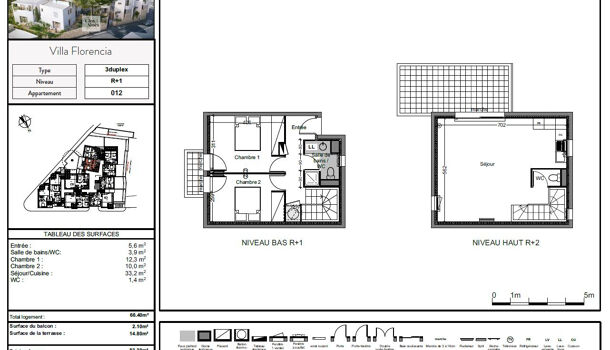 Appartement 3 pièces  à vendre Montpellier 34000