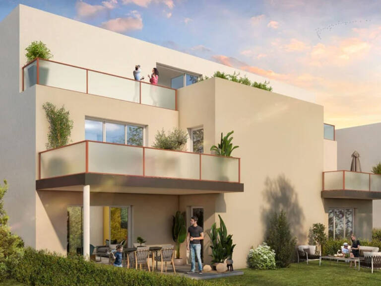 Appartement T3 neuf à Montpellier quartier Grèzes — photo 1