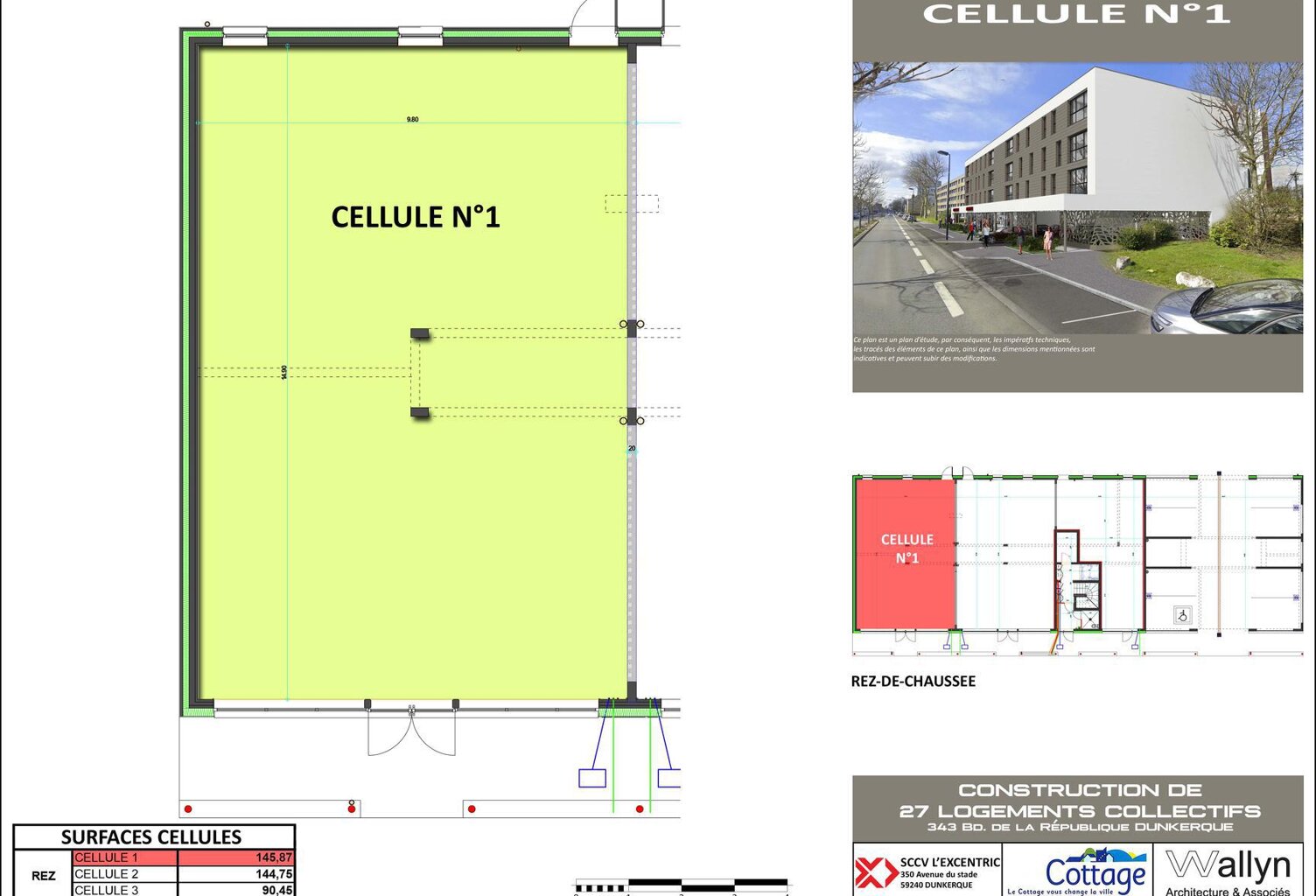 Local commercial ou professionnel 145 M2 — photo 1