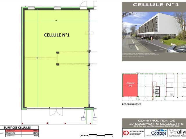 Local commercial ou professionnel 145 M2 — photo du bien
