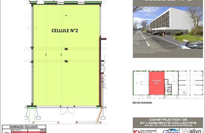Local commercial ou professionnel 145 M2 — photo 2