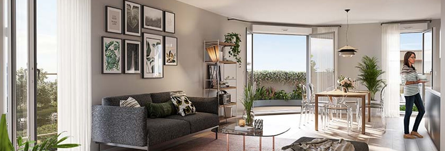 Appartement neuf T3, T4 Pièce 59 à 82 m² à vendre à Moissy-Cramayel (77550)