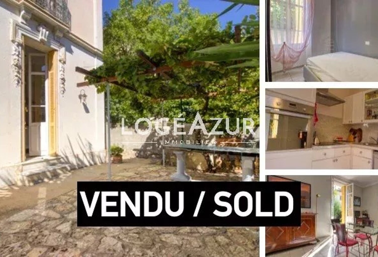 Vente appartement 2 ch en rez-de-jardin - CANNES — photo 1