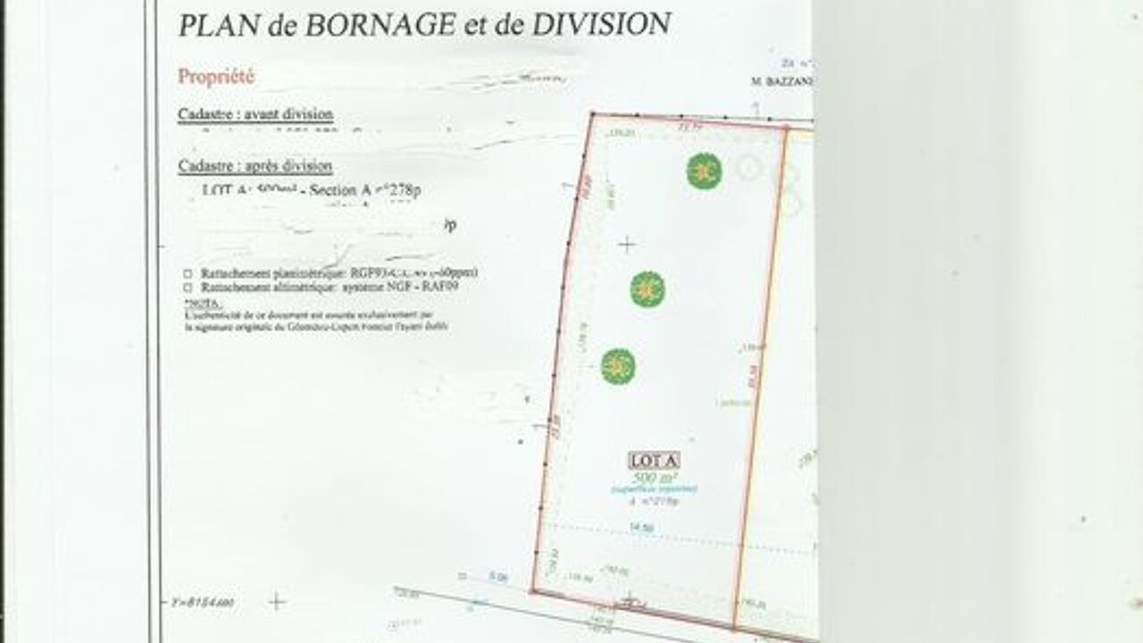 terrain  pièces 500 m2 à vendre à Châteaubleau (77370)