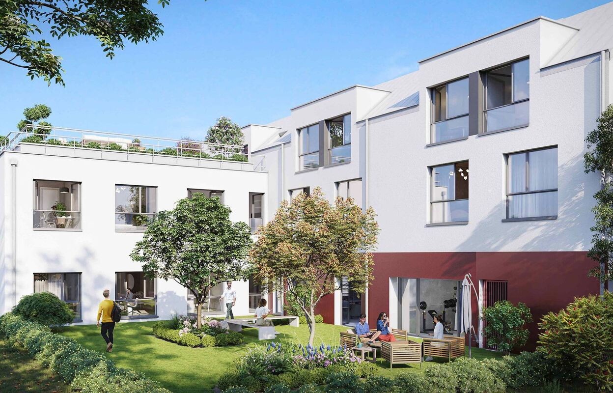 appartement neuf T1 pièces 27 à 37 m2 à vendre à Rennes (35000)