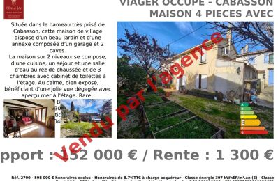 viager maison Bouquet 152 000 € à proximité de Hyères (83400)