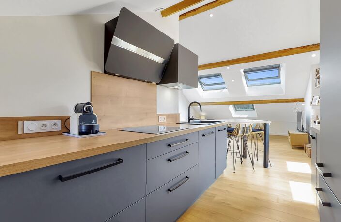 Lumineux logement 1 chambre 56 m² - Tassin proche Gare d'Ecully - vue dégagée — photo 4