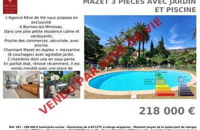 maison 2 pièces 27 m2 à vendre à Bormes-les-Mimosas (83230)