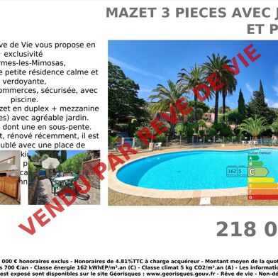 Maison 2 pièces 27 m²