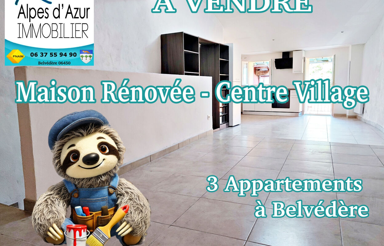 maison 4 pièces 100 m2 à vendre à Belvédère (06450)