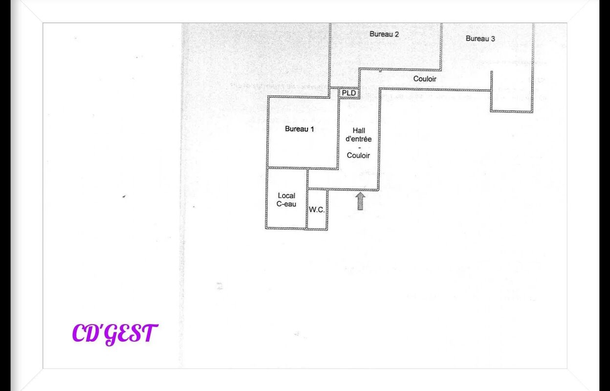 bureau 3 pièces 82 m2 à louer à Montélimar (26200)