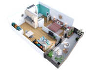 
        Appartement

        (1 à 3 pièces)

        (28 à 60 m²)
       — photo 4