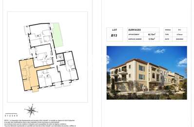 appartement 4 pièces 82 m2 à vendre à Le Rouret (06650)