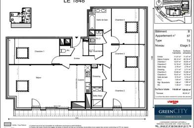 Appartement 5 pièces 435900 €