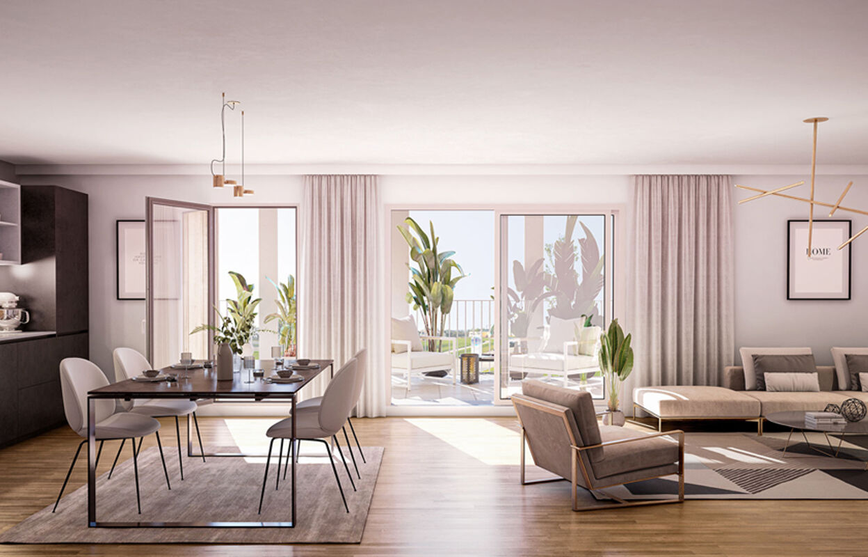 appartement neuf T2, T3, T4, T5 pièces 45 à 118 m2 à vendre à Rennes (35000)