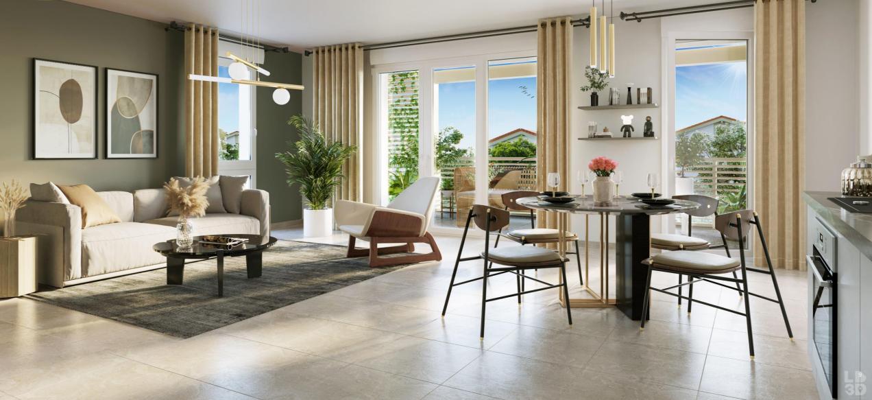 Appartement neuf 2 pièces 39 m²