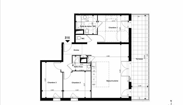 Appartement 4 pièces  à vendre Marseille 9eme 13009