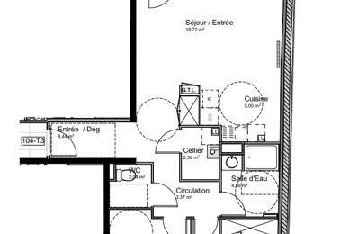 appartement 3 pièces 66 m2 à vendre à Tarbes (65000)