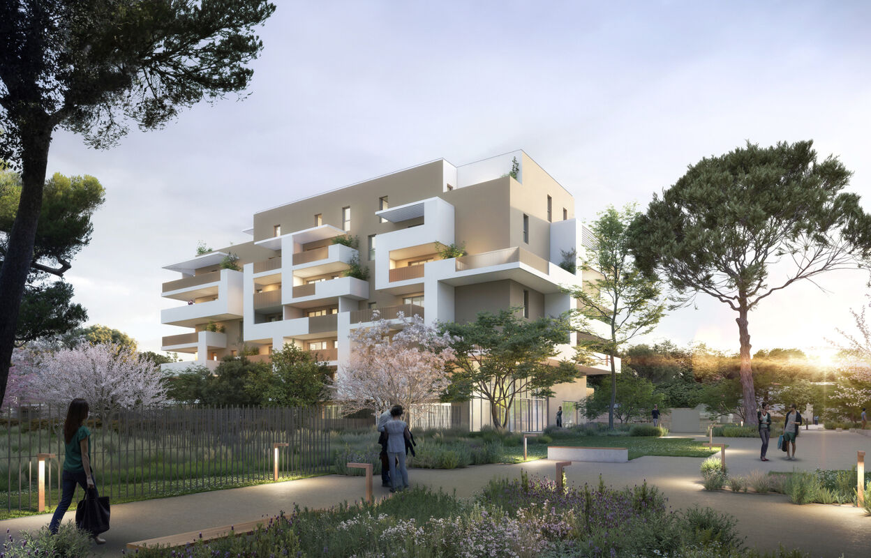 appartement neuf T2, T3 pièces 37 à 68 m2 à vendre à Montpellier (34000)