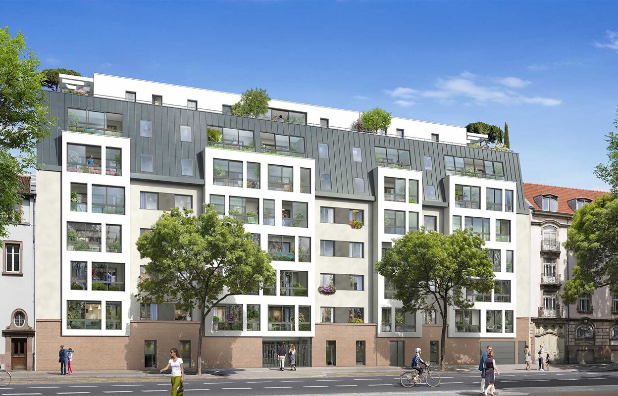 appartement neuf T1, T3, T4 pièces 28 à 83 m2 à vendre à Strasbourg (67000)