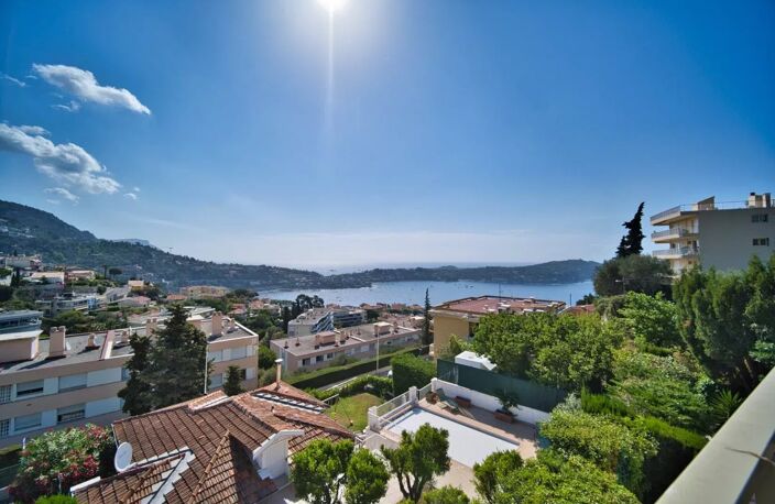 Col de Villefranche, villa 8 p, vue panoramique mer, jardin, piscine — photo 3