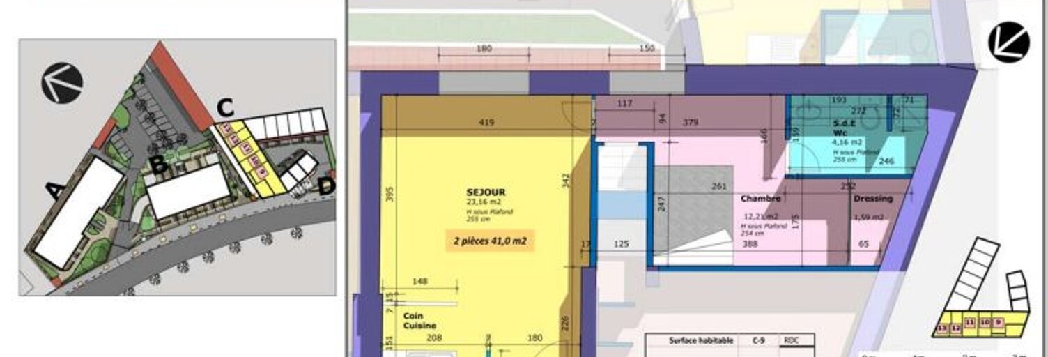 Appartement 2 Pièces 41 m² à vendre à Chelles (77500)