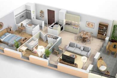 Appartement 2 pièces 169000 €