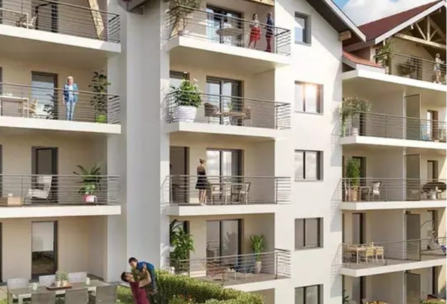 Appartement T3 de 61.7 m² avec terrasse et jardin privatif — photo 1