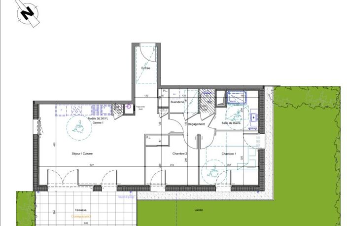 Appartement T3 neuf, Thonon les bains. — photo 2