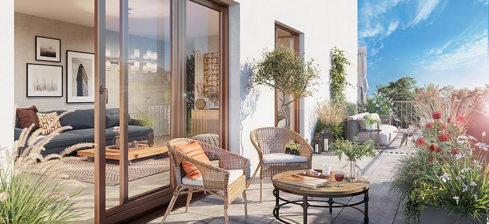 Appartement neuf 3 pièces 64 m²