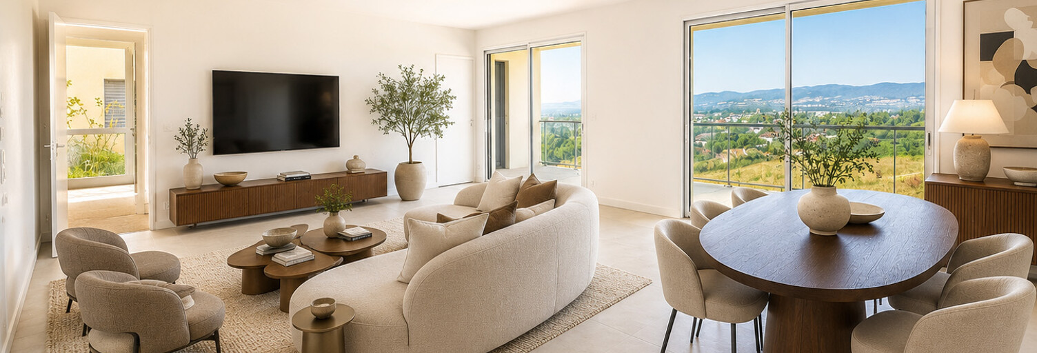 Appartement neuf T3, T4, T5 Pièce 70 à 118 m² à vendre à Saint-Didier-au-Mont-d'Or (69370)