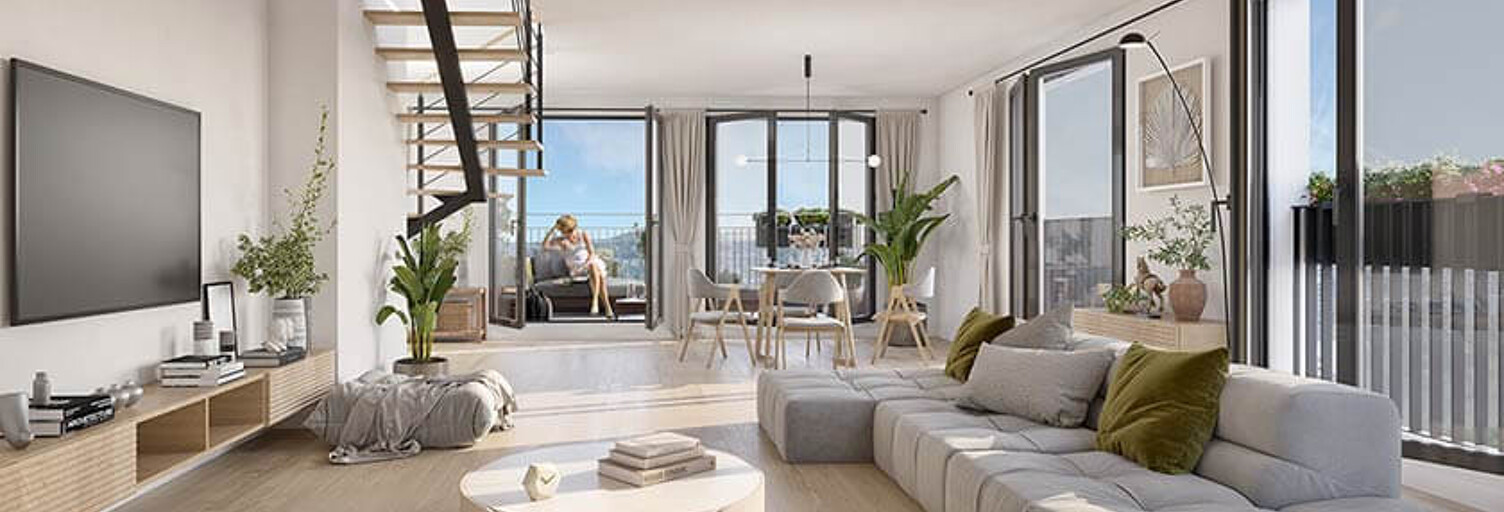 Appartement neuf T3, T4 Pièce 66 à 115 m² à vendre à Montpellier (34000)