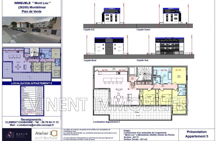 vente appartement 5 Pièce(s) — photo 2