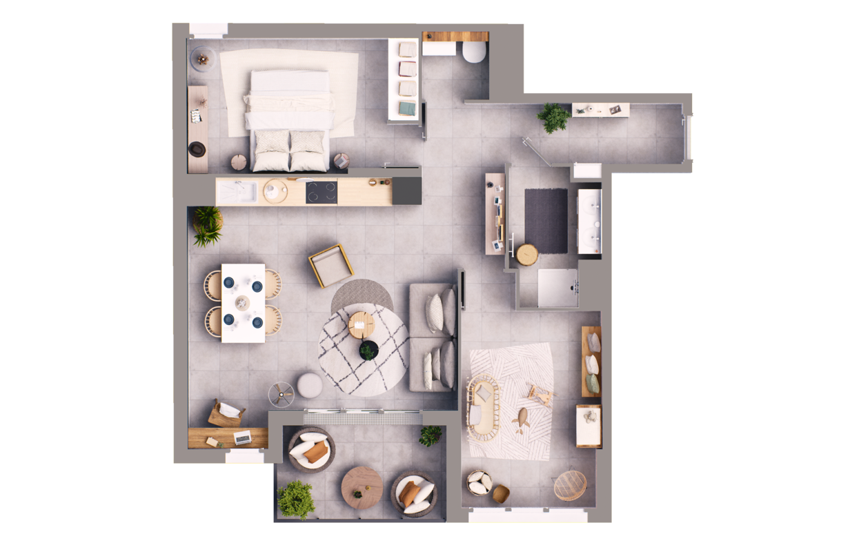 appartement 3 pièces 69 m2 à vendre à Nice (06100)